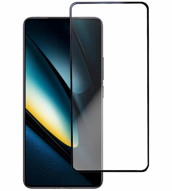 3D hærdet glas til Xiaomi Poco F6 Pro, sort ramme