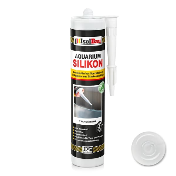IsolBau Transparent Akvariesilikone 1 x 300ml