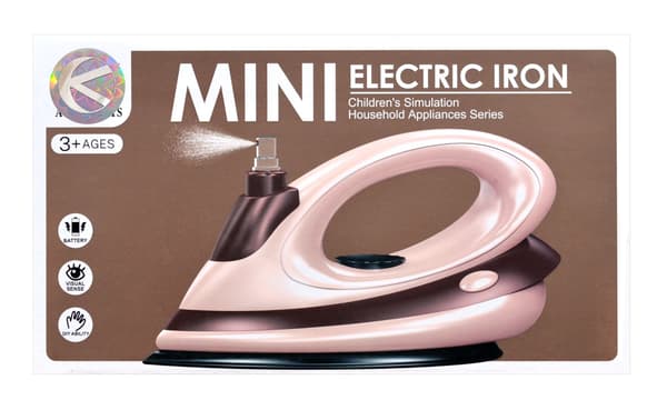 Litet strykjärn med vibrationsfunktion