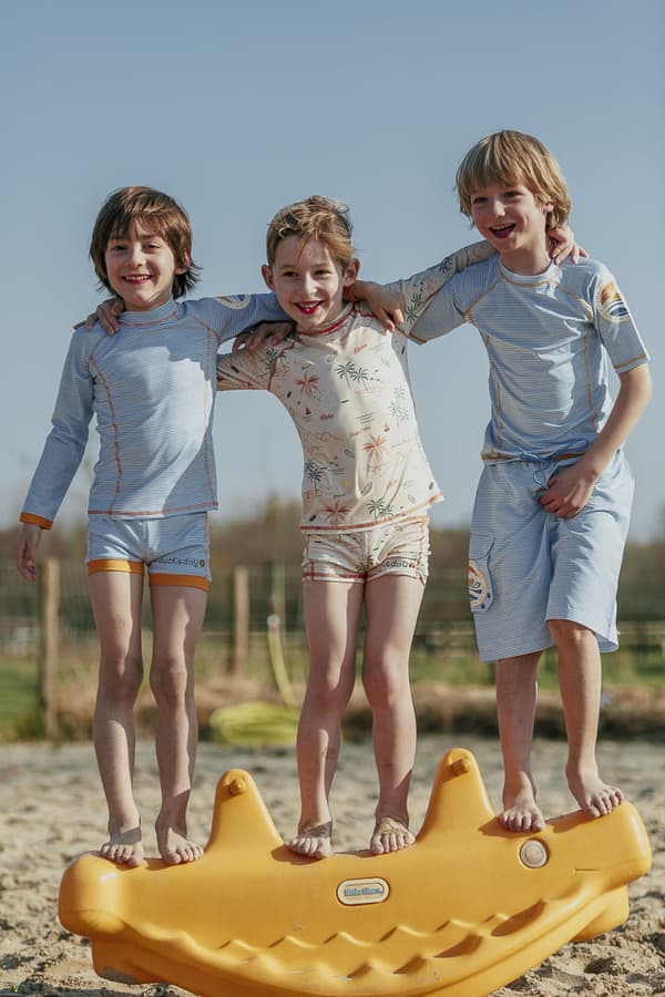UV-uimashortsit - Ducksday - True Blue 86-92