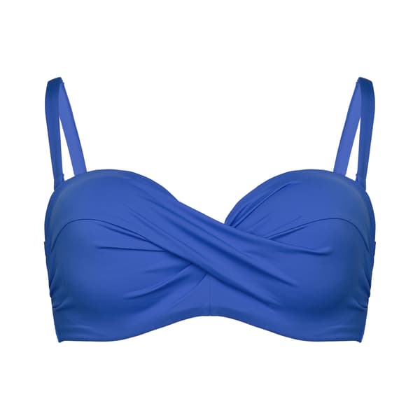 BASE Esotiq balconette bikinitop til større barm | blå 90D