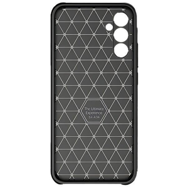 Beline Carbon Armor-cover til Galaxy A34 5G, sort