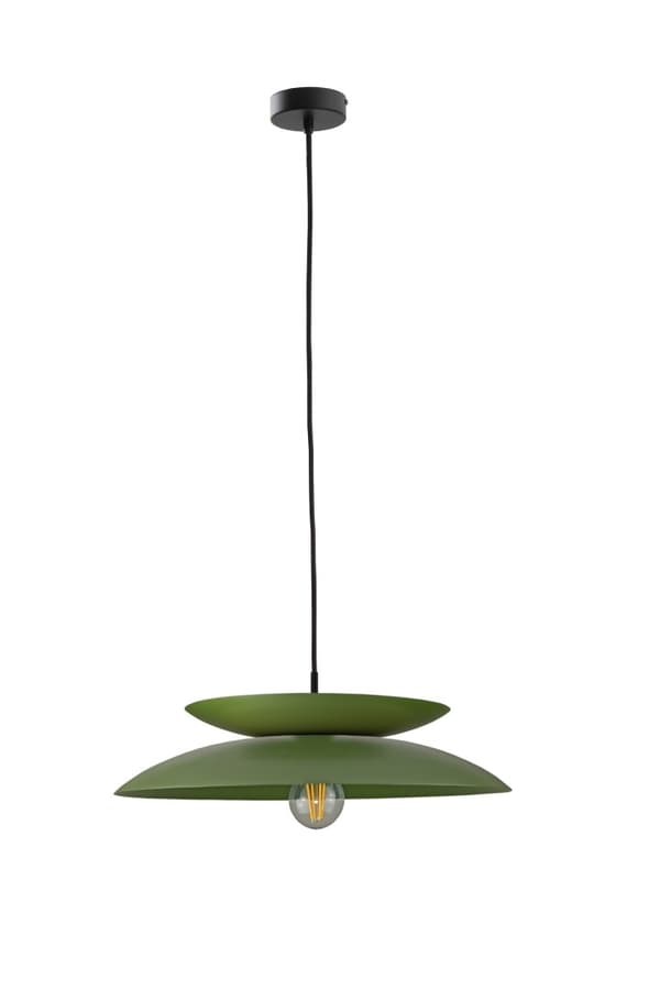Hængelampe 1xE27 Ferro Khaki