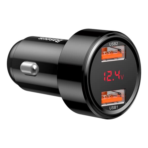 Magic Series Dual USB Biloplader QC 3.0 45W 6A Sort