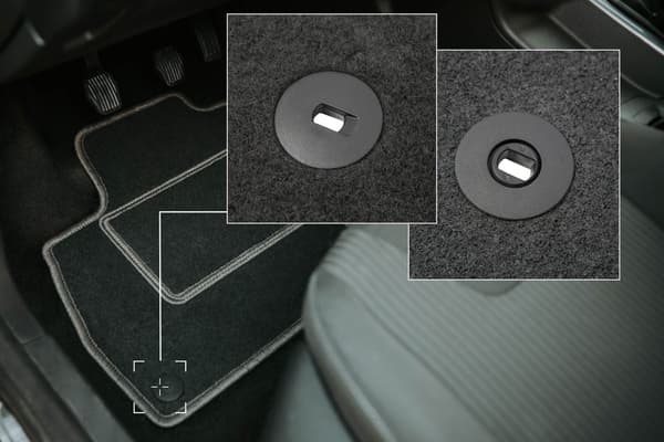 Bilmattor fram för: Kia xCeed crossover (2019-) grafitgrå