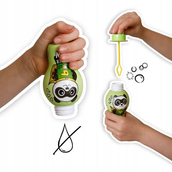 Tvålbubbelvätska, spillfri, droppfri, 30 ml, 1 st.