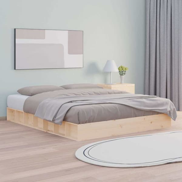 vidaXL Sängram 180x200 cm massivt trä