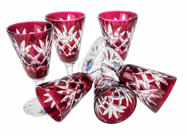 Ruby Crystal Vodka Glas 40 ml Ananas