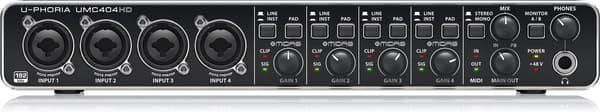 Behringer U-Phoria UMC404HD -äänikortti
