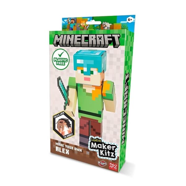 Minecraft Byg en Alex-figur