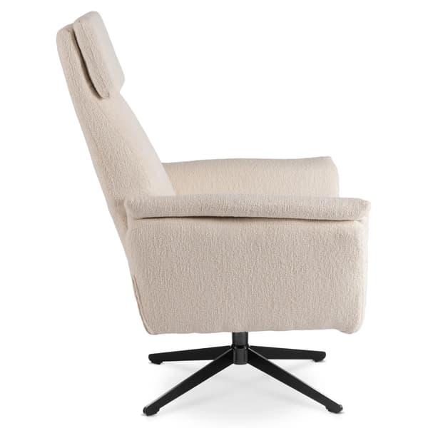 TERRY Drejestol til stuen, Beige, Moderne