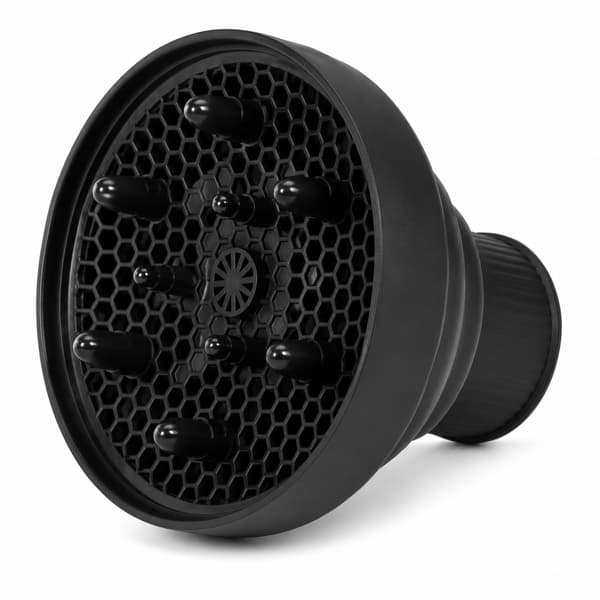 Universal hårtørrerdiffuser til tørring og styling af krøllet hår