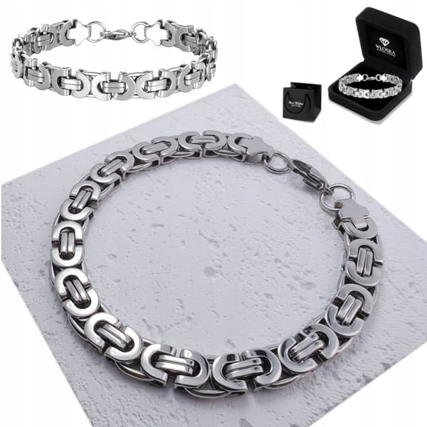 SØLVARMBÅND PREMIUM-armbånd til mænd ROYAL PANCER Gave