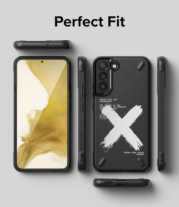 Holdbart Galaxy S22+ Onyx Design X-cover i sort