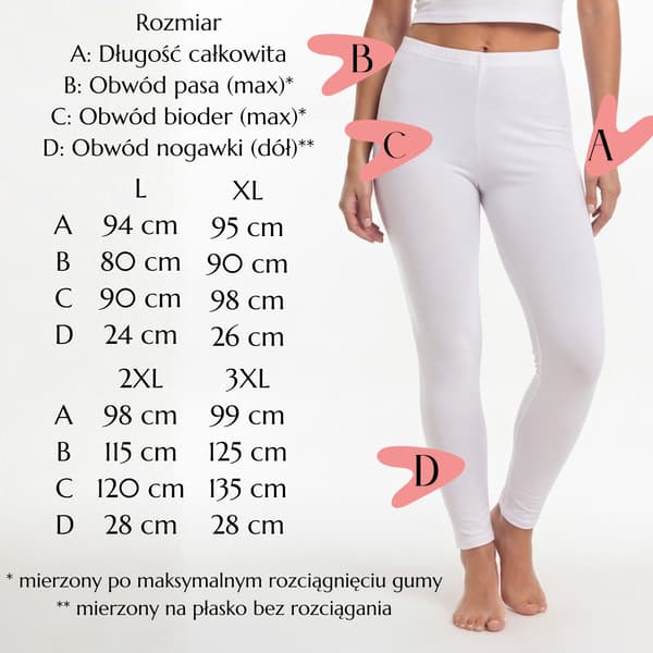 Olivgröna bomullsleggings, storlek 2XL