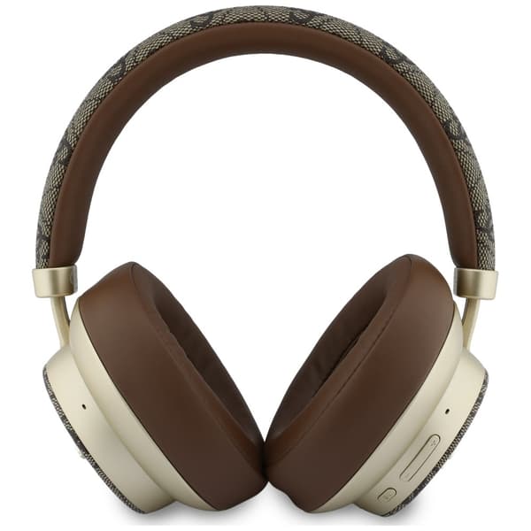 Guess Bluetooth ENC 4G Guldfärgade Metallbruna Over-Ear-hörlurar