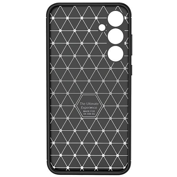 Beline Carbon Armor-cover til Galaxy A55 5G, sort