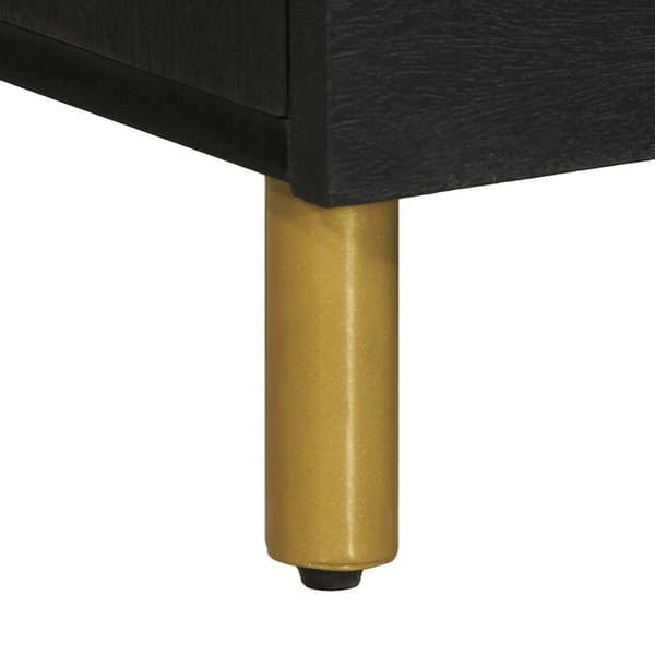 vidaXL skab, sort, 80x33x75 cm, træbaseret materiale