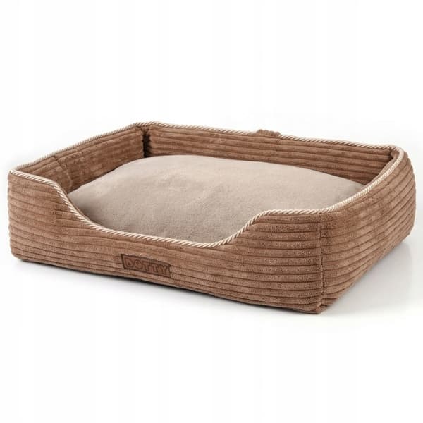 Hundeseng, sofa, katteseng DOTTY - beige corduroy