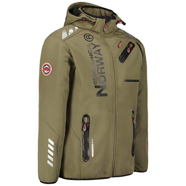 Geographical Norway Royaute softshell jakke khaki og sort herre S