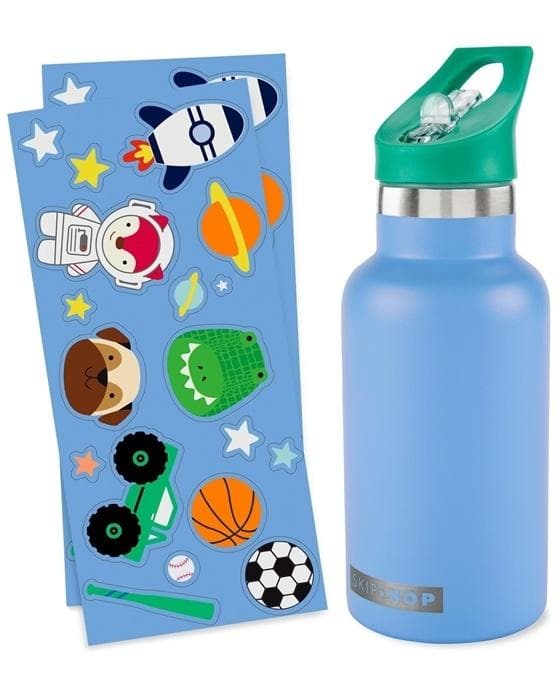 Termospullo tarroilla 380ml sininen