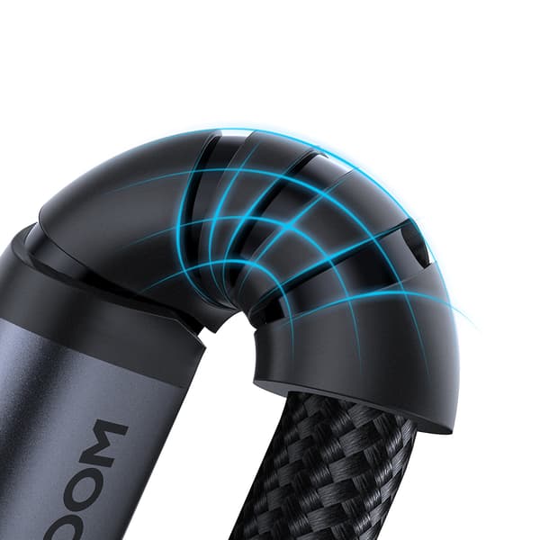 Stereolydkabel til iPhone iPad AUX 3,5 mm mini-jack - Lightning 1,2m sort