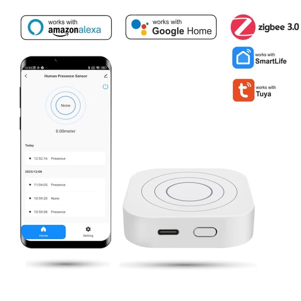 Zigbee Tuya -läsnäoloanturi