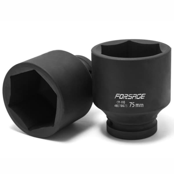 IMPACT SOCKET 1" 75mm 6-kulmainen FORSAGE
