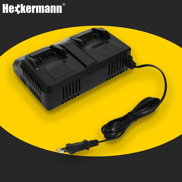 Heckermann Select 20V 2.2A AVC20-22x2 Dobbeltoplader