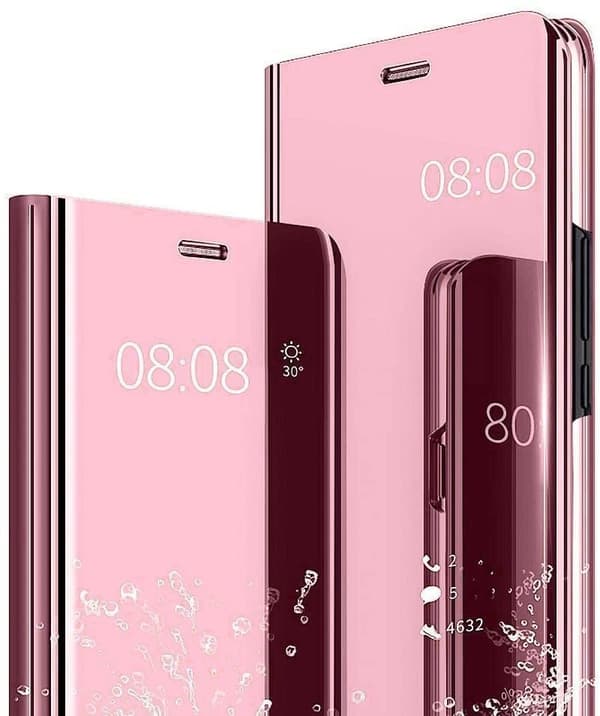 Realme C11 Clear View-skal, roséguld