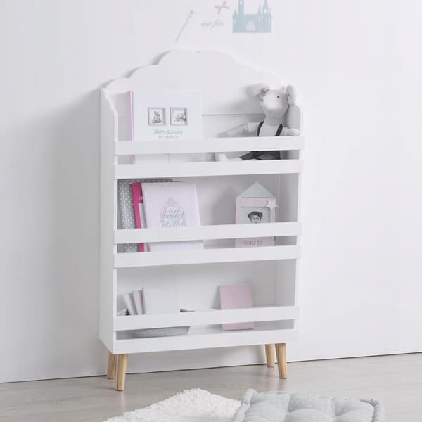 Cloud Storage-hylde hvid