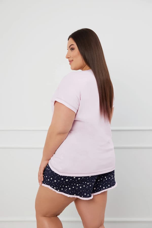 Libra dampyjamas, korta ärmar, korta byxor, S