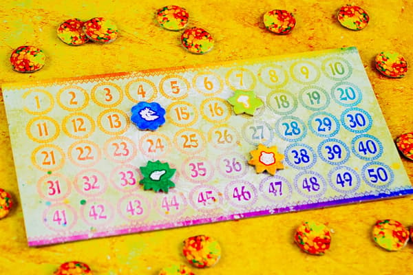 Holi. Farvefestival. Brætspil. Muduko