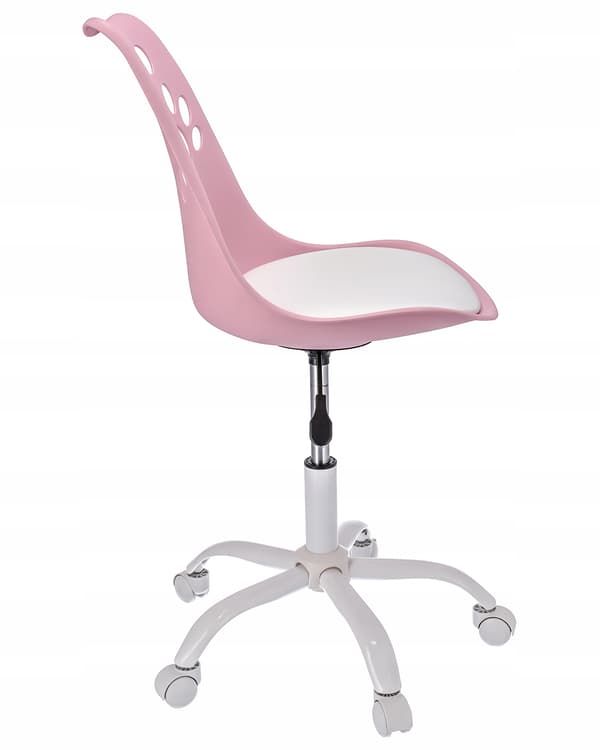 JOY stol pink og hvid (ny kode 09/12/2025)