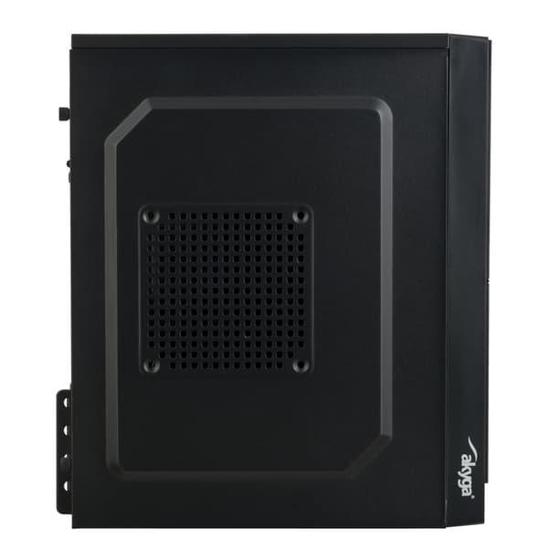 Akyga AK36BK Micro ATX computerkabinet, PC Tower USB 3.0 sort
