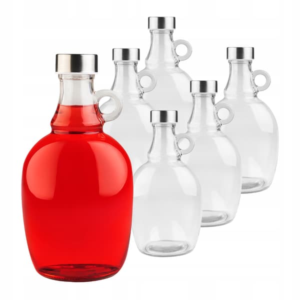 Set - 6x Gallon 1 L med lock