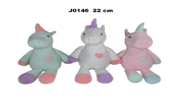 Enhjørning 22cm MIX