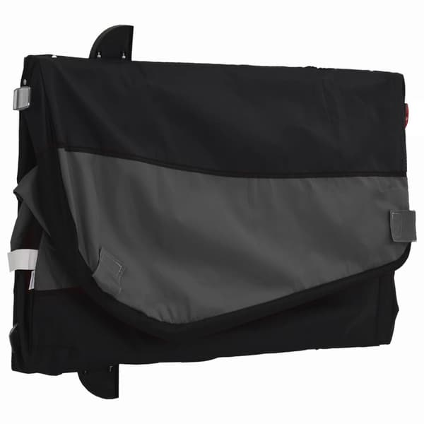 vidaXL cykelanhænger, sort, 45 kg, jern