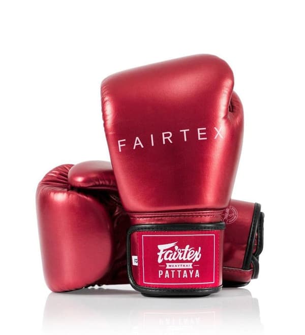 Fairtex Boxningshandskar BGV22 Metallic Röda 16oz