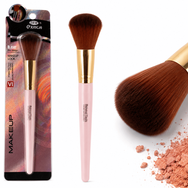 Makeupbørste til blush, bronzer, løs pudder og mineralfoundation