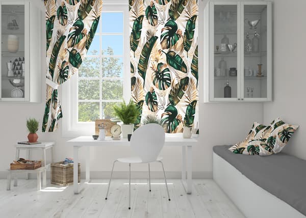 Gardin på tape print 050