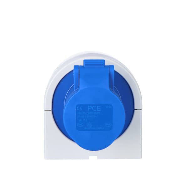 Fast stikkontakt 16A 230V 2P+Z IP44