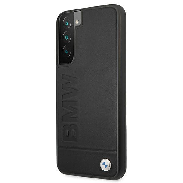 BMW Signature Logo-cover til Galaxy S22+, sort