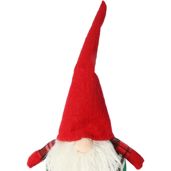 Julgransprydnad med dvärgtomte present 50 cm