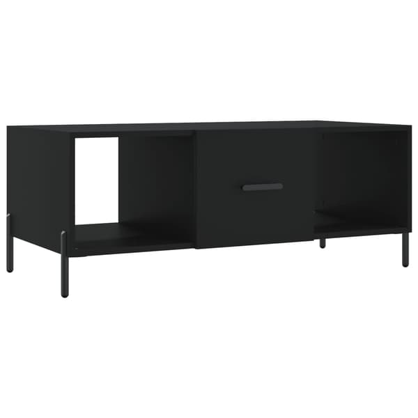 vidaXL sofabord, sort, 102x50x40 cm, træbaseret materiale