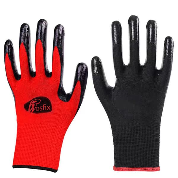 Rosfix Splitterskyddsglasögon klara + Rosfix Arbetshandskar Rosfix L/s.10 - 1 par