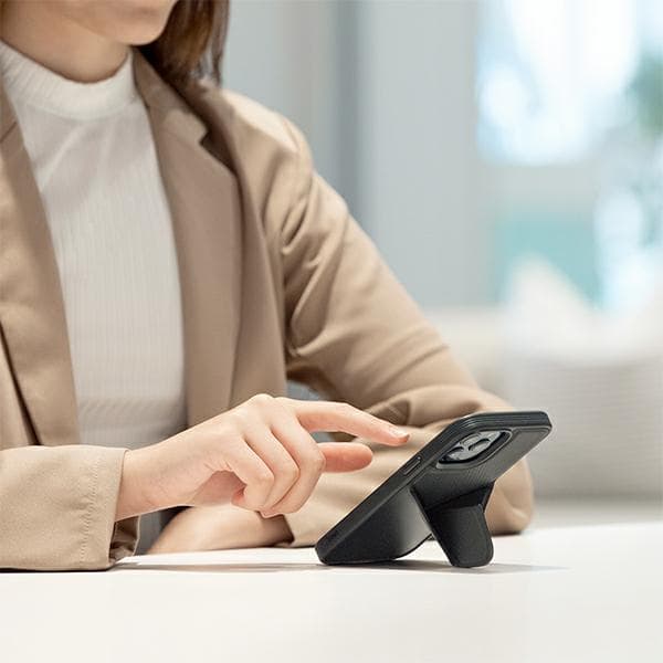 UNIQ Transforma MagSafe Stand-cover til iPhone 13 Pro / 13, blå