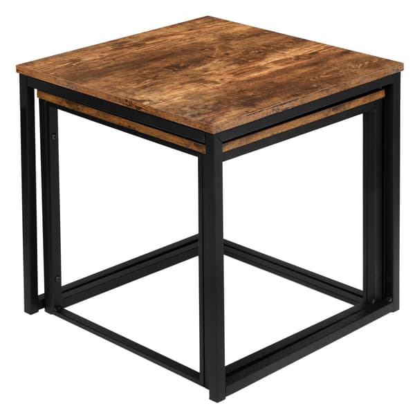 PRAVEN RUSTIC loft soffbord i åldrad ek