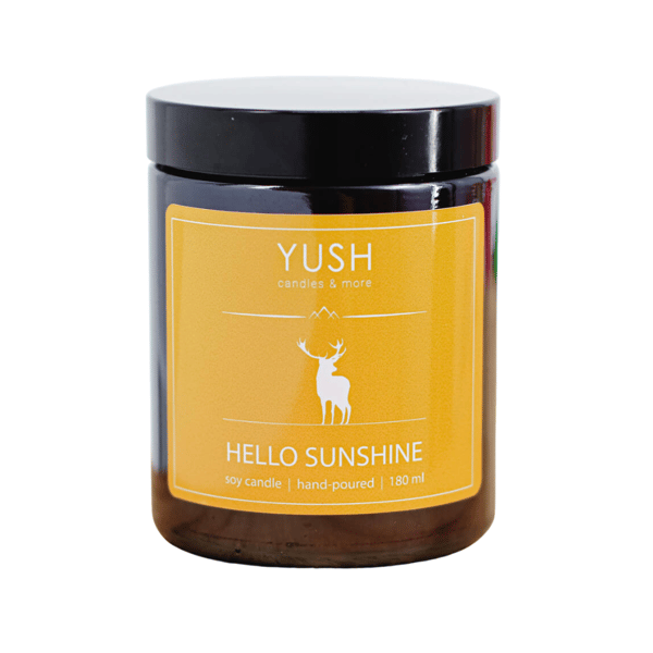 HELLO SUNSHINE - DUFTET SOJA VANILJE LYS
