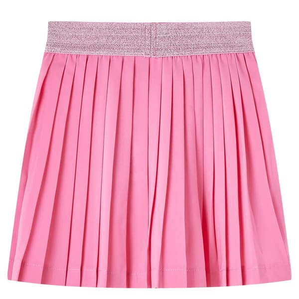 Plisserad barnkjol, rosa, 128